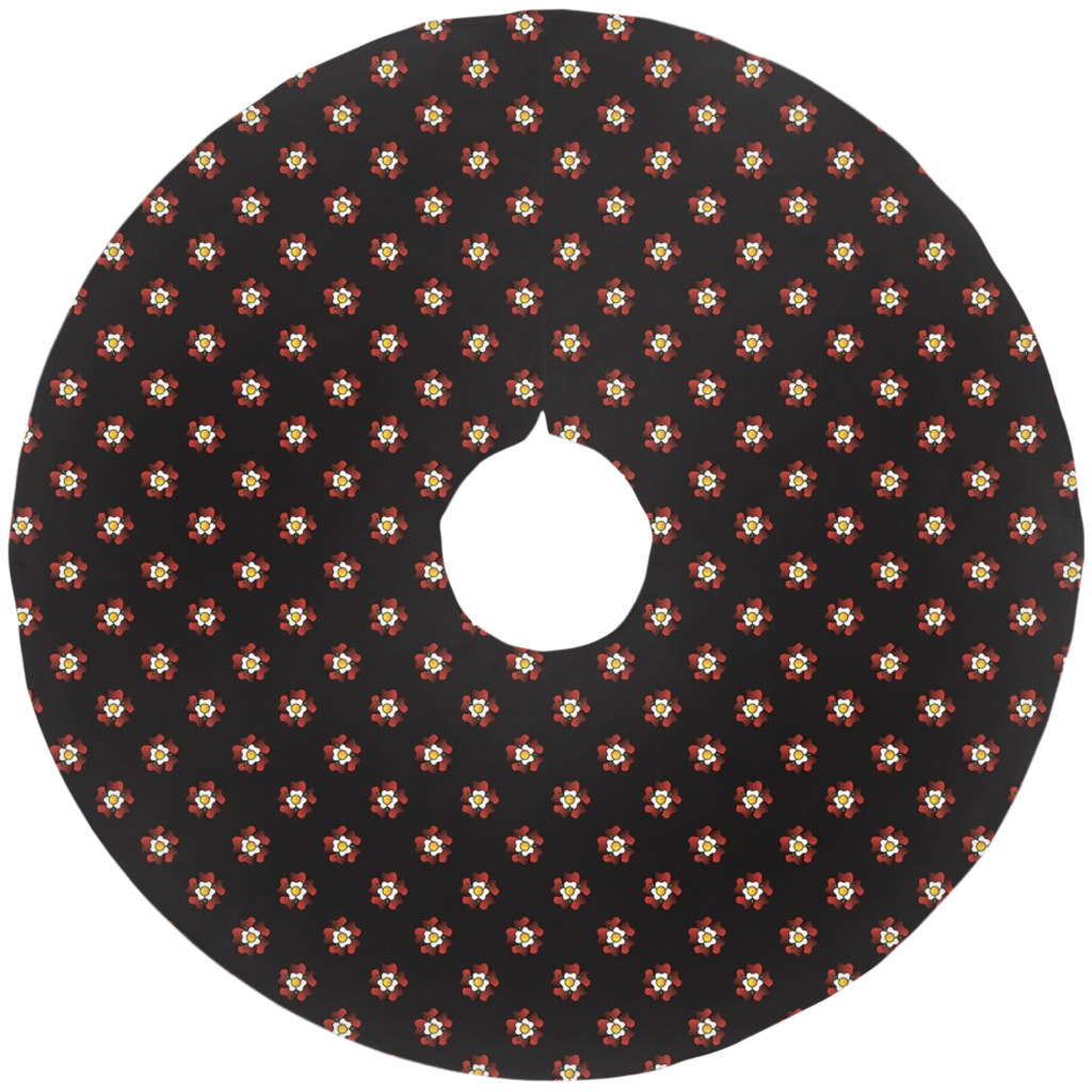 Tudor Rose Christmas Tree Skirt