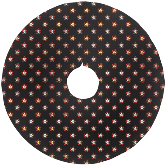 Tudor Rose Christmas Tree Skirt