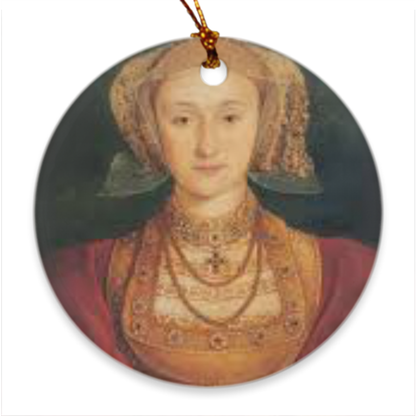 Anne of Cleves Porcelain Ornament