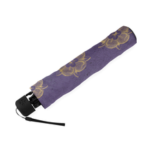Purple Tudor Rose Foldable Umbrella