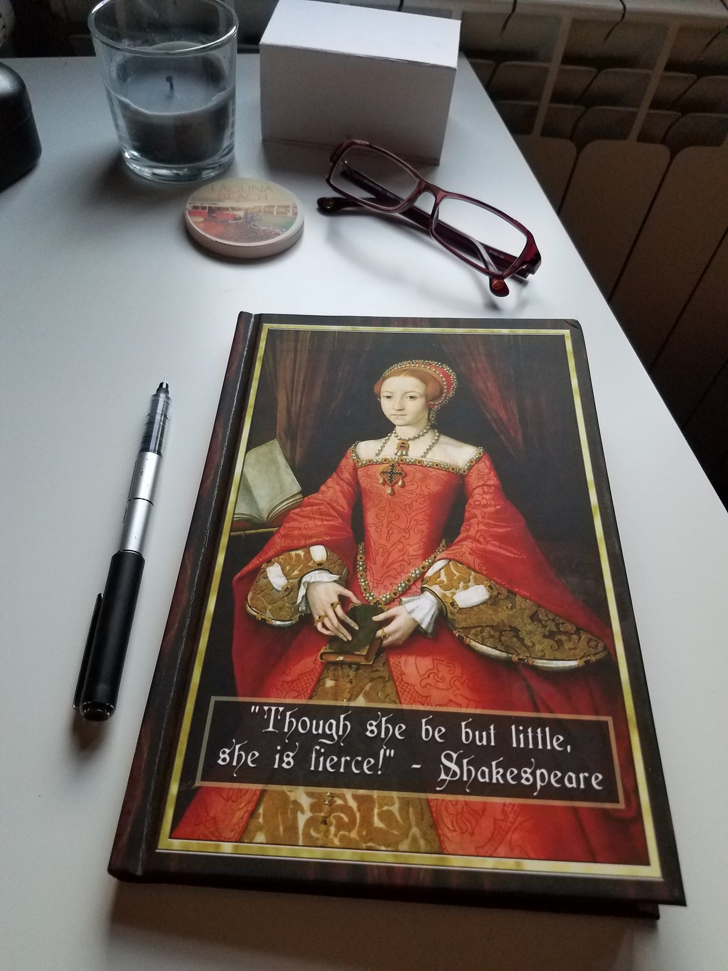Fierce Tudor Women Journal filled with quotes