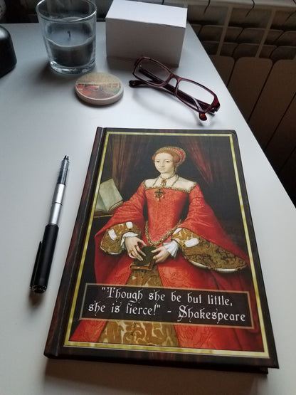 Fierce Tudor Women Journal filled with quotes