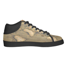 Old Map Women's Chukka Canvas Shoes