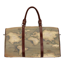 Old Map Waterproof Travel Bag (Small)