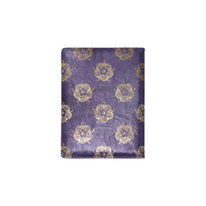 Purple and Gold Roses B5 Journal Notebook