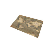 Old Map Bath Rug 20''x 32''