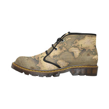 Old Map Women's Canvas Chukka Boots