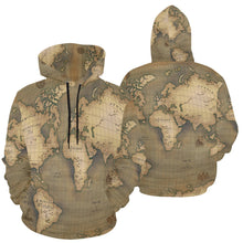 Old Map Hoodie for Women
