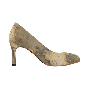 Old Map Women's High Heels