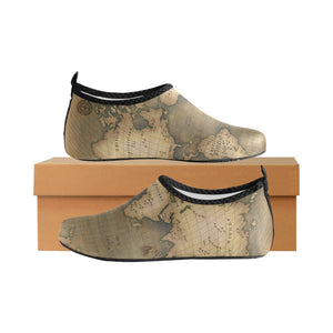Old Map Women's Slip-On Water Shoes
