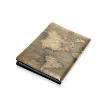 Old Map Journal NoteBook B5