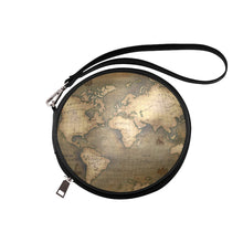 Old Map Round Bag