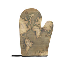Old Map Oven Mitt & Pot Holder