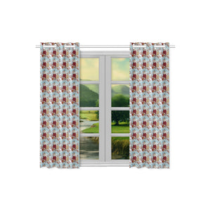 Katherine Parr Kitchen Window Curtain 26'' X 39''(2 Pieces)