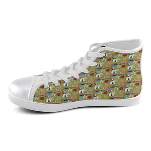 Catherine of Aragon Andalucian Princess Women's High Top Canvas Shoes
