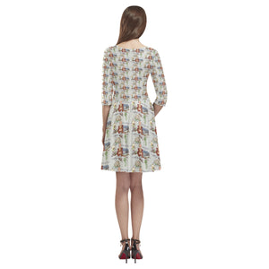 Anne of Cleves Half-Sleeve Skater Dress