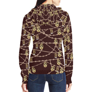 Anne Boleyn Portrait Full Zip Hoodie