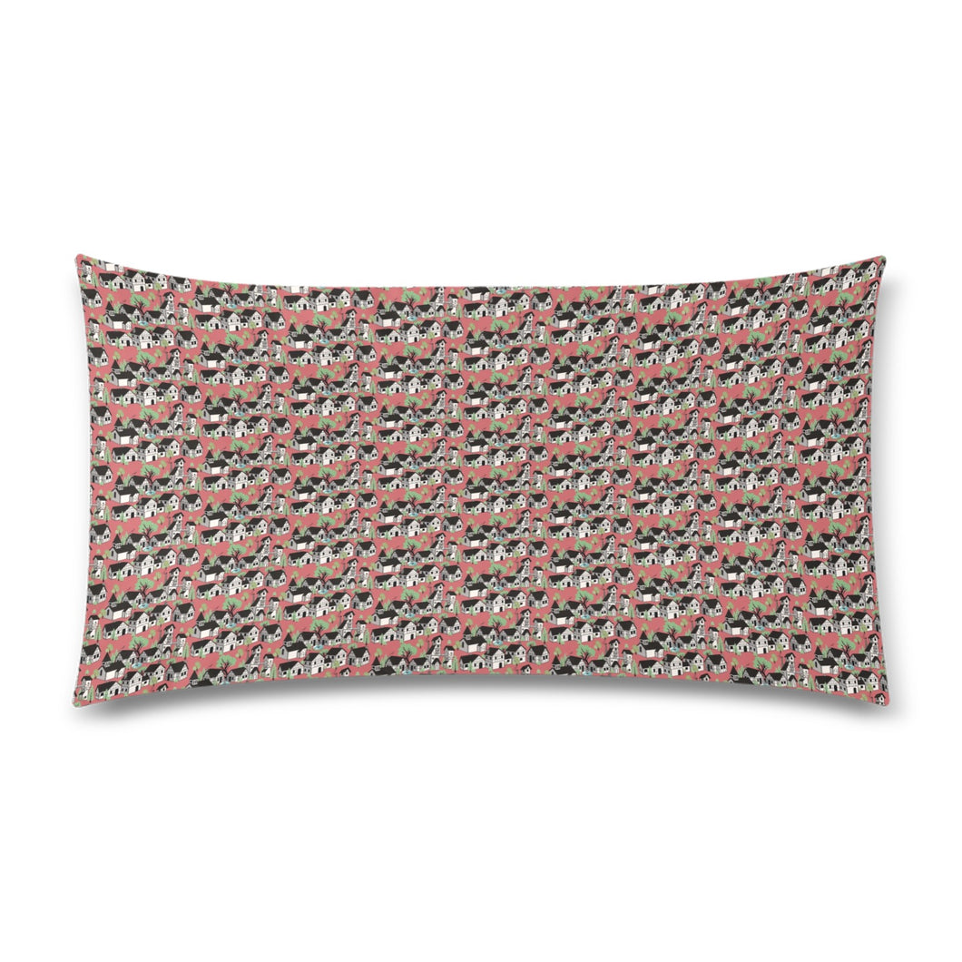 Medieval Village Rectangle Pillowcase 20