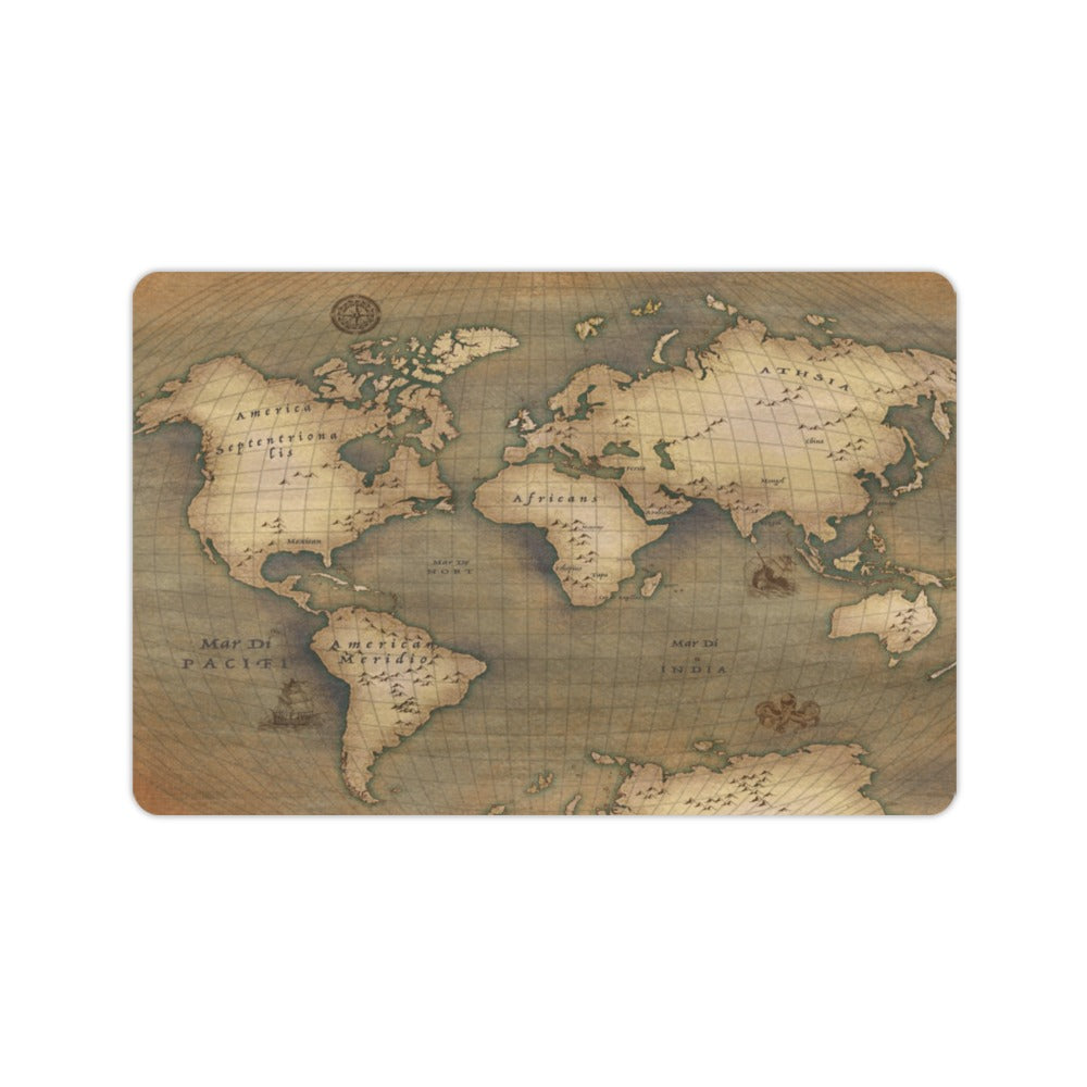Old Map Doormat 24