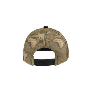 Old Map Snapback Hat
