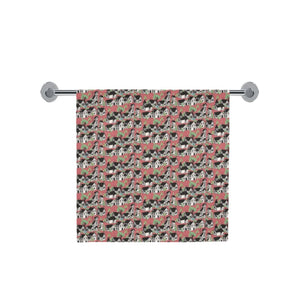 Medieval Village Bath Towel 30"x56"