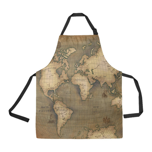 Old Map Apron