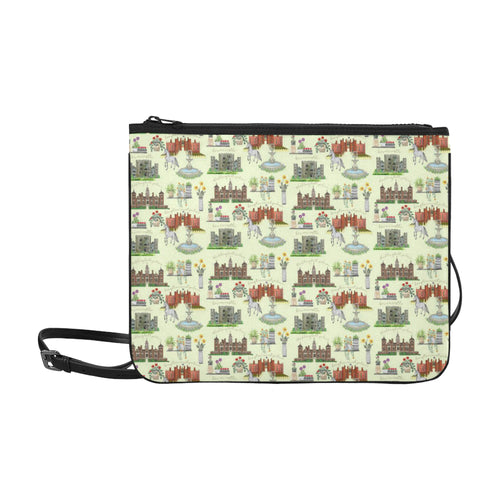 Anne Boleyn's Homes and a Summer English Garden Slim Clutch Bag