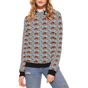Katherine Parr High Neck Pullover Hoodie