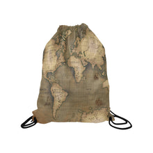 Old Map Drawstring Bag (Twin Sides)