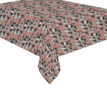 Medieval Village Cotton Linen Tablecloth 60" x 90"