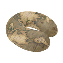 Old Map U-Shape Travel Pillow