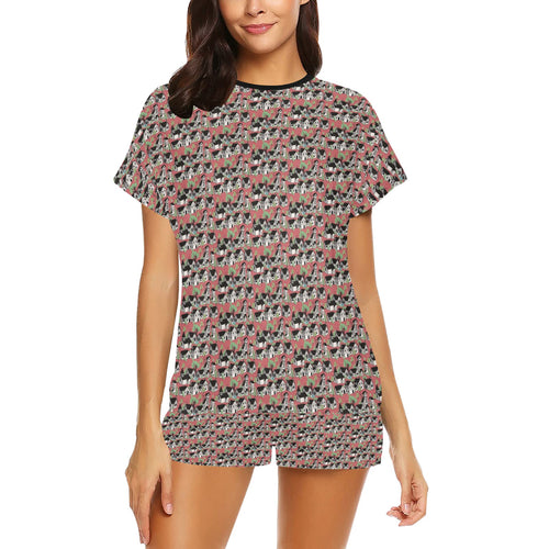 Medieval Village Women's Short Pajama Set