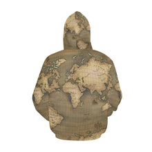 Old Map Hoodie for Women