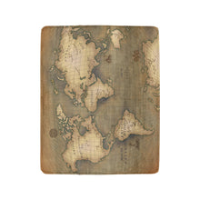 Old Map Ultra-Soft Micro Fleece Blanket 40"x50"