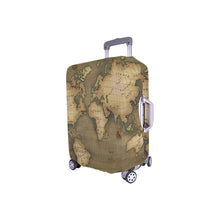 Old Map Luggage Cover (Small) 18"-21"