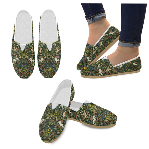 Medieval Unicorn Tapestry Women's Casual Shoes