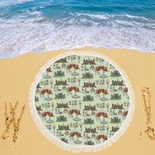 Anne Boleyn's Homes and a Summer English Garden Circular Beach Shawl