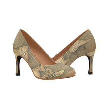 Old Map Women's High Heels