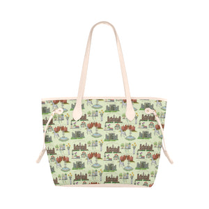 Anne Boleyn's Homes and a Summer English Garden Clover Canvas Tote Bag