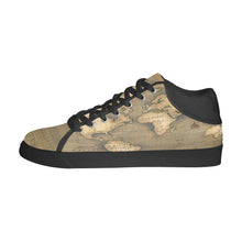 Old Map Women's Chukka Canvas Shoes