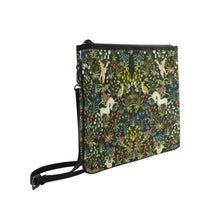 Medieval Unicorn Tapestry Slim Clutch Bag