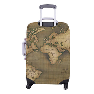 Old Map Luggage Cover (Medium) 22"-25"