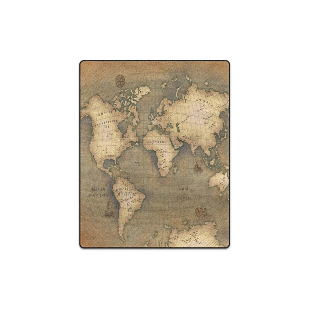 Old Map Blanket 40