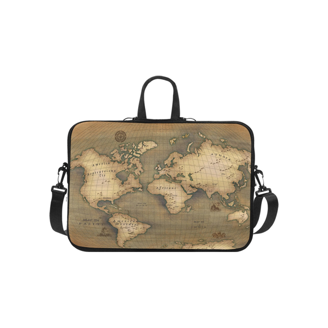 Old Map Laptop Handbag 15