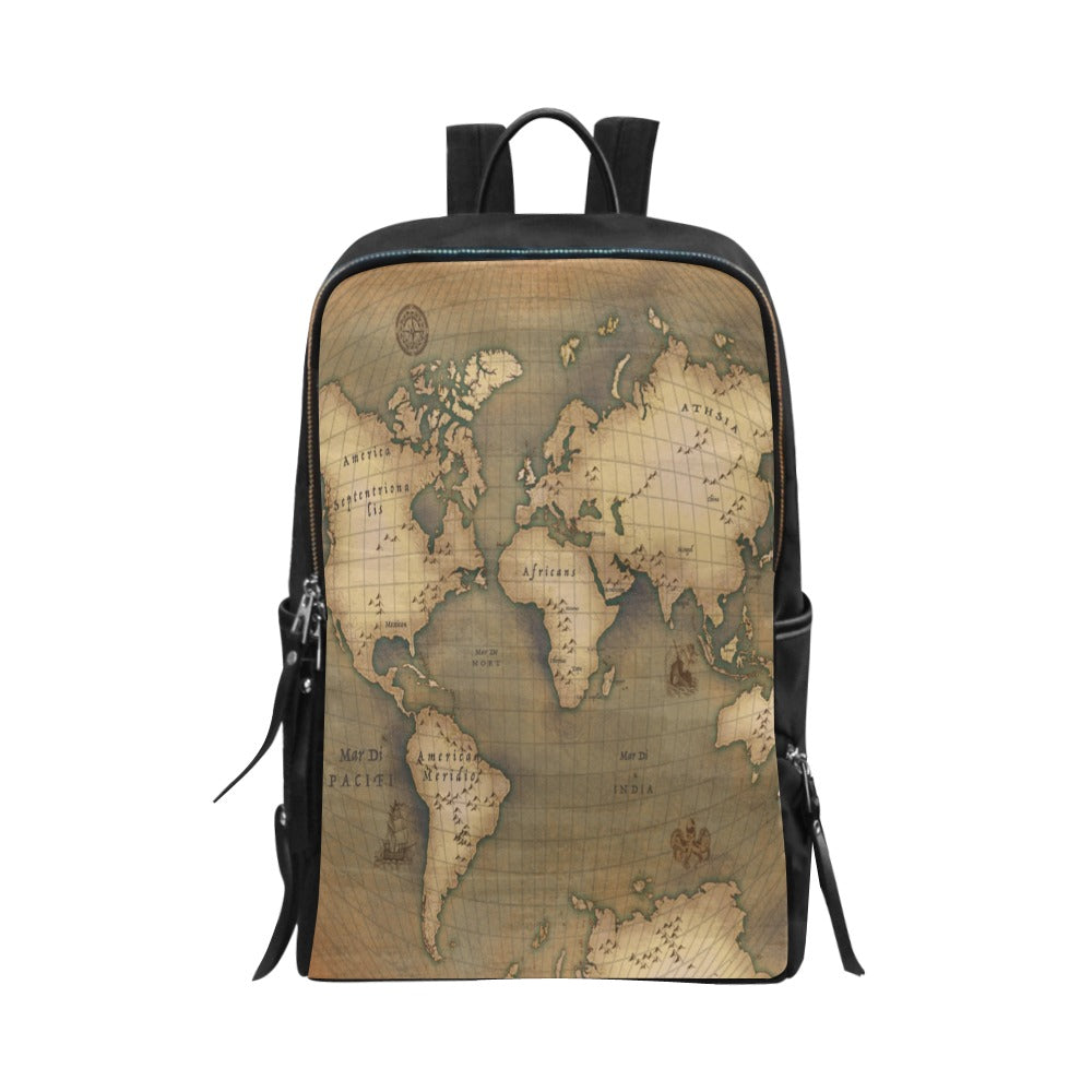 Old Map Slim Backpack