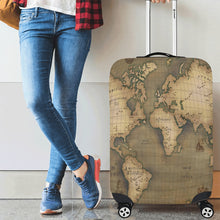 Old Map Luggage Cover (Medium) 22"-25"