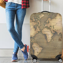 Old Map Luggage Cover (Large) 26"-28"