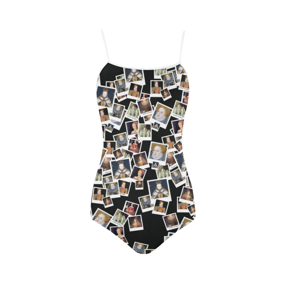 Elizabeth I Portrait Strap Swimsuit