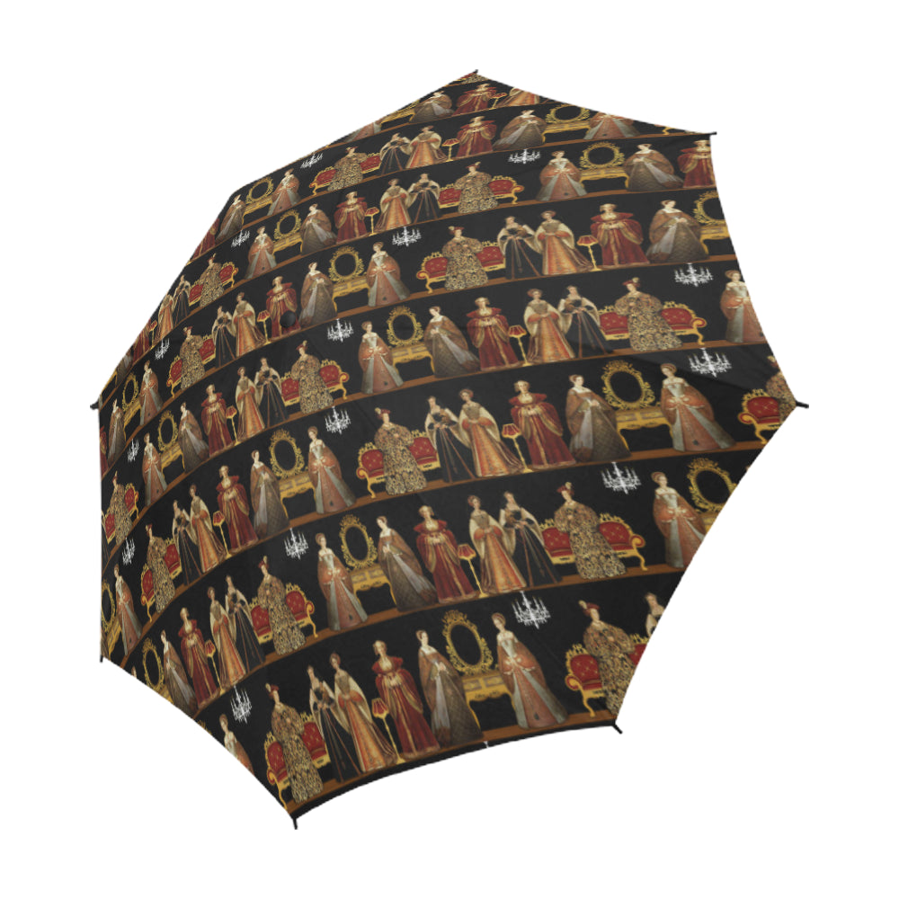 Six Wives Semi-Automatic Foldable Umbrella