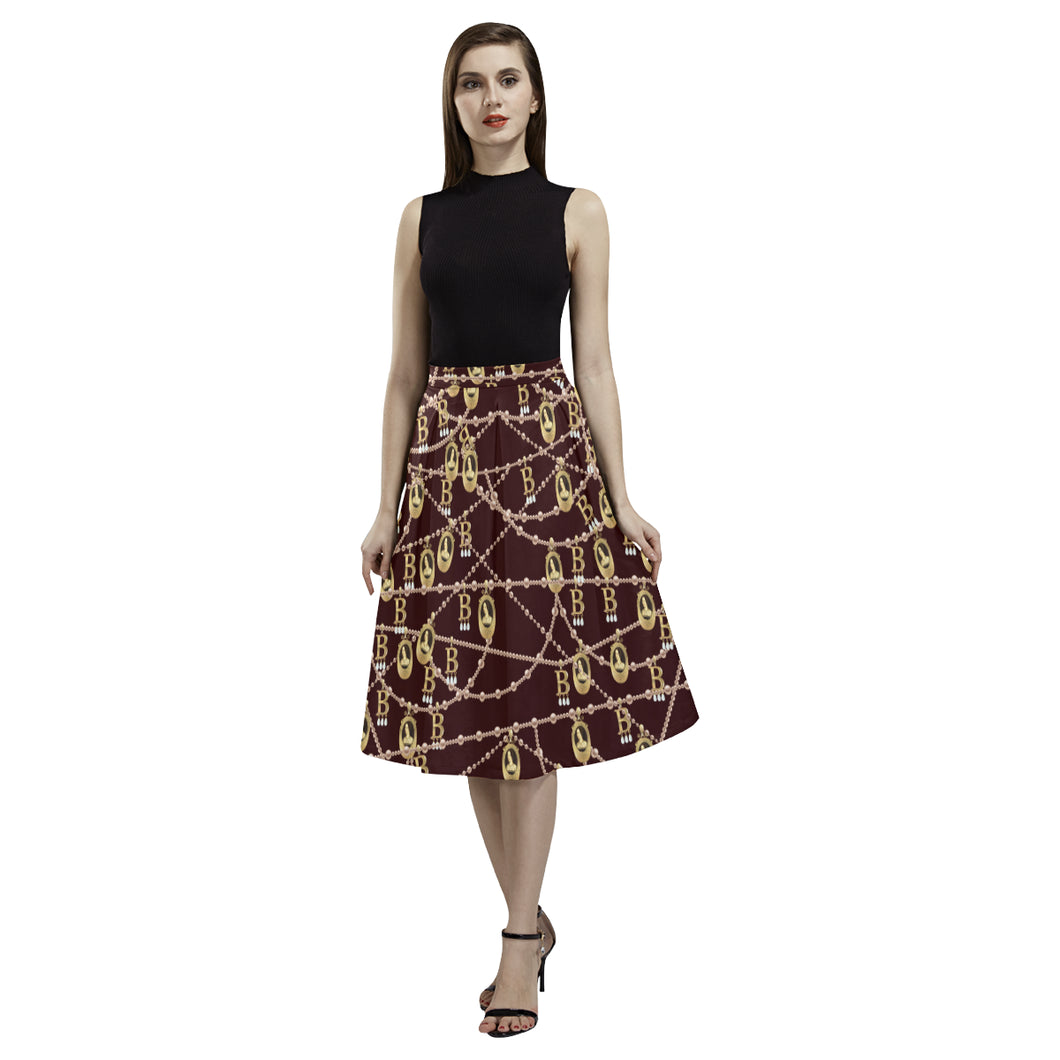 Anne Boleyn Portrait Crepe Skirt